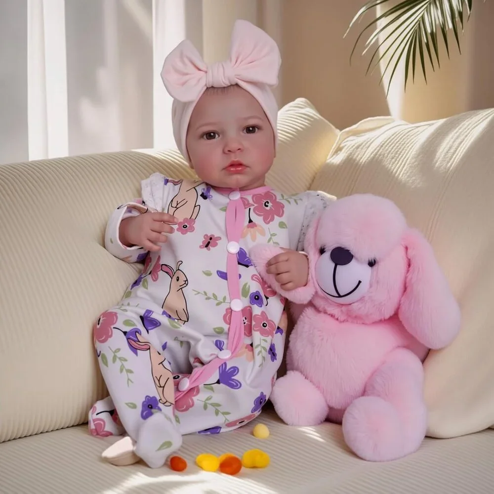 Reborn Baby Dolls 20 inch Cute Soft Vinyl Realistic Baby Doll Real Life Perfect